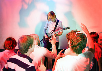 Image showing Live on stage