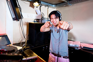 Image showing DJ in action