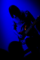 Image showing Rock guitarist