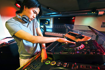 Image showing DJ in the Mix