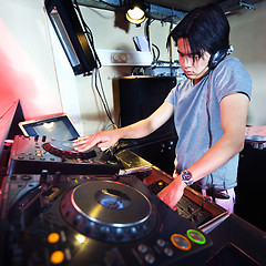 Image showing DJ in the mix