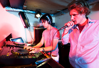 Image showing Dj in action