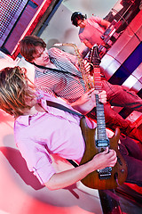 Image showing Guitar, Sax and DJ