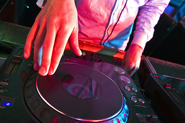 Image showing DJs Hands