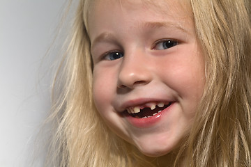 Image showing toothless smile