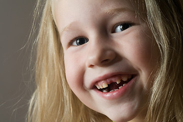 Image showing toothless smile