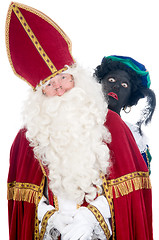 Image showing Saint Nicholas and his helper