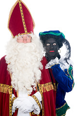 Image showing Saint Nicholas and his helper