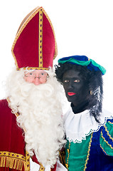 Image showing Saint Nicholas and his helper