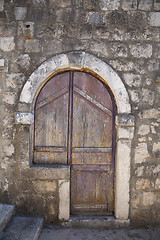 Image showing Shuttered entrace Croatia