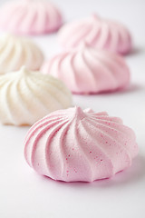 Image showing Pastel colored meringue