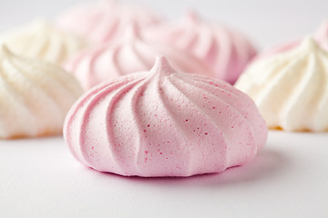 Image showing Pastel colored meringue