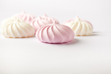 Image showing Pastel colored meringue