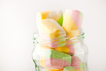 Image showing Colorful marshmallow