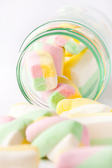 Image showing Colorful marshmallow