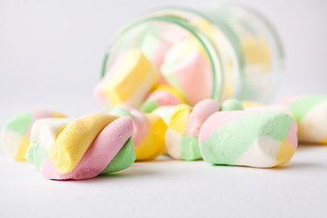 Image showing Colorful marshmallow