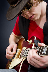 Image showing Blues musician