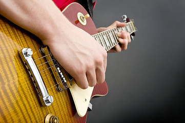 Image showing Guitar player