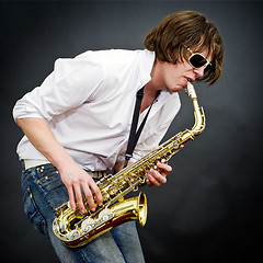 Image showing Sax solo