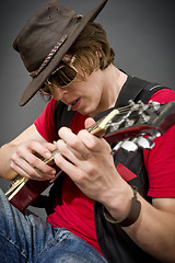 Image showing Guitarist