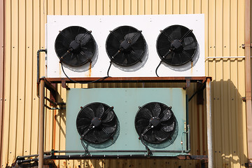 Image showing Industrial fans