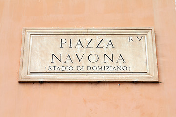 Image showing Piazza Navona