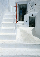 Image showing Traditional White House in Pyrgos