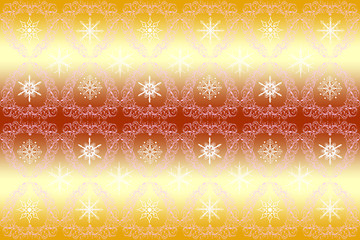 Image showing Abstract snowflakes background 