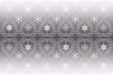 Image showing Abstract snowflakes background 