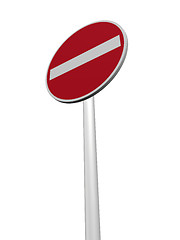 Image showing do not enter