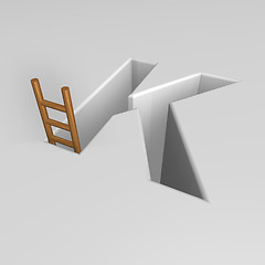 Image showing letter k and ladder