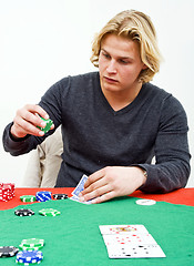 Image showing Poker bet