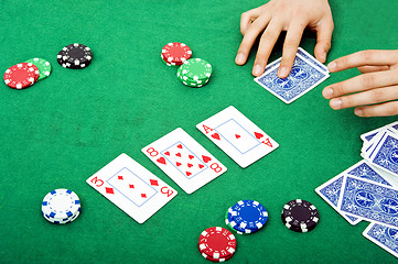 Image showing Poker scene