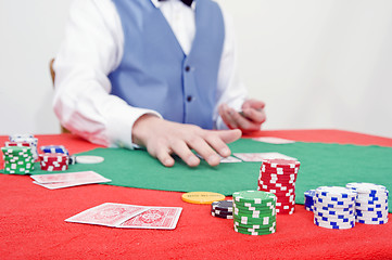 Image showing Poker game in progress