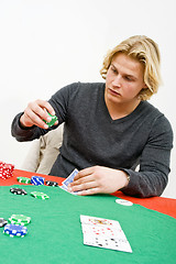 Image showing Poker bet