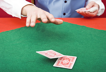 Image showing Dealing Cards