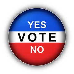 Image showing Yes Vote No