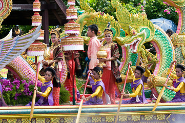 Image showing Rap Bua festival in Thailand