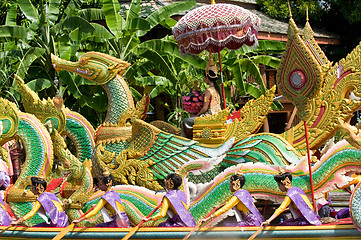 Image showing Rap Bua festival in Thailand