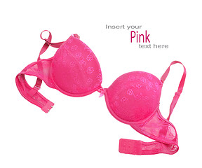 Image showing Pink bra