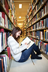 Image showing Mixed race ollege student