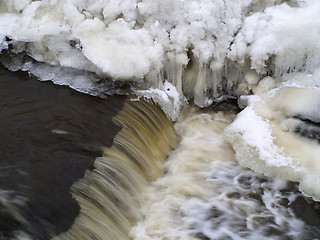 Image showing river in winter