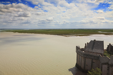 Image showing Landscape on Mont Saint Michel