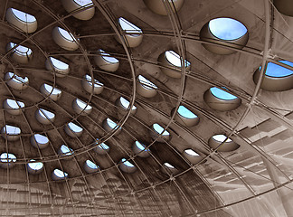 Image showing skylight perforated dome