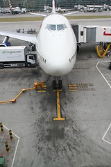 Image showing Airplane Pitstop