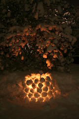 Image showing Snow Candle