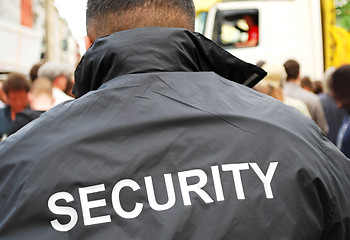 Image showing security man