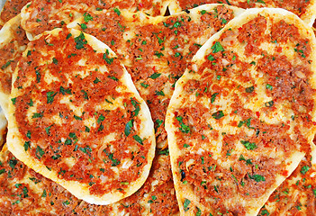 Image showing turkish pizza