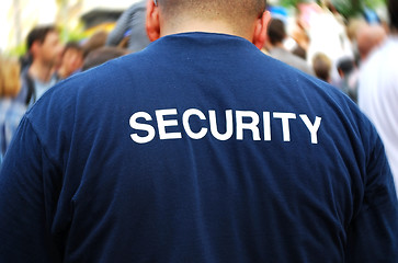 Image showing security man