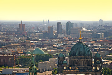 Image showing berlin potsdamer platz at sunset